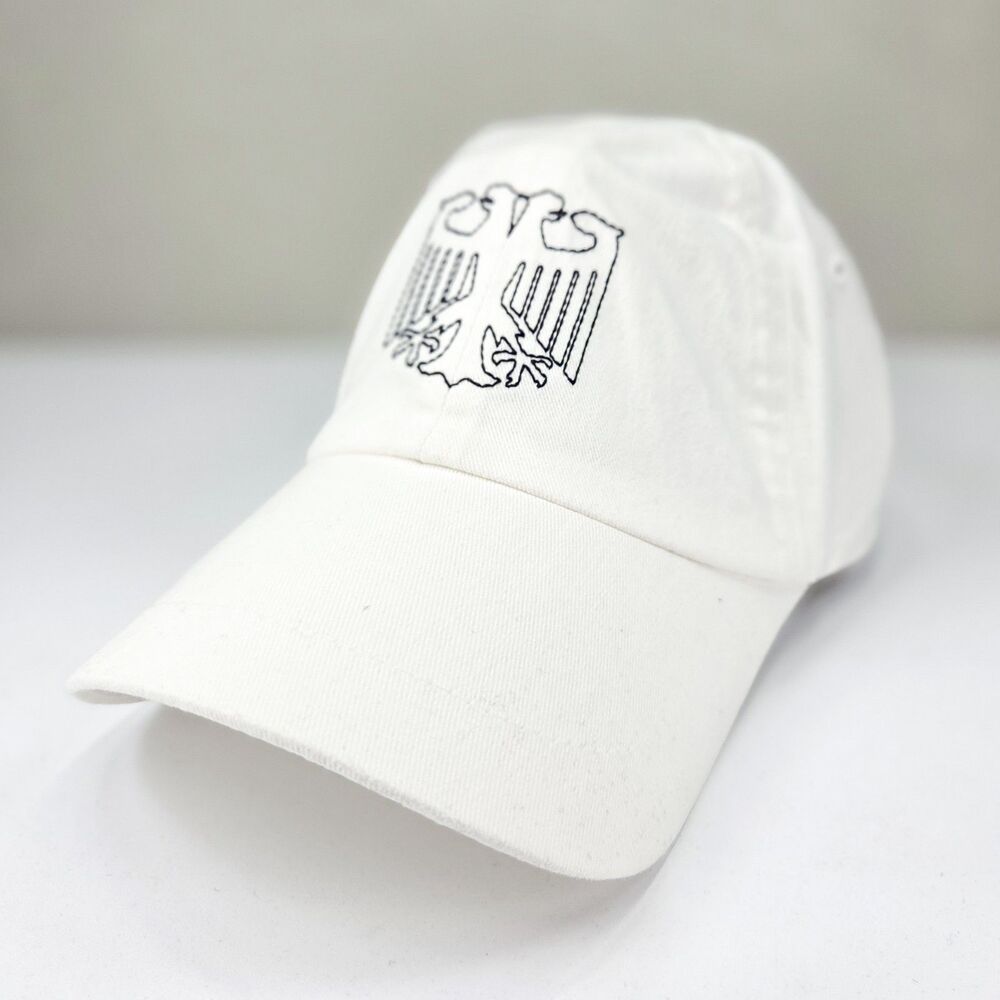 Kanye West VULTURES Korea Exclusive Hat White Adjustable Yeezy Ye Merch Eagle